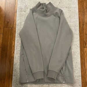 Athleta, Cozy Karma, sage green sweatshirt.